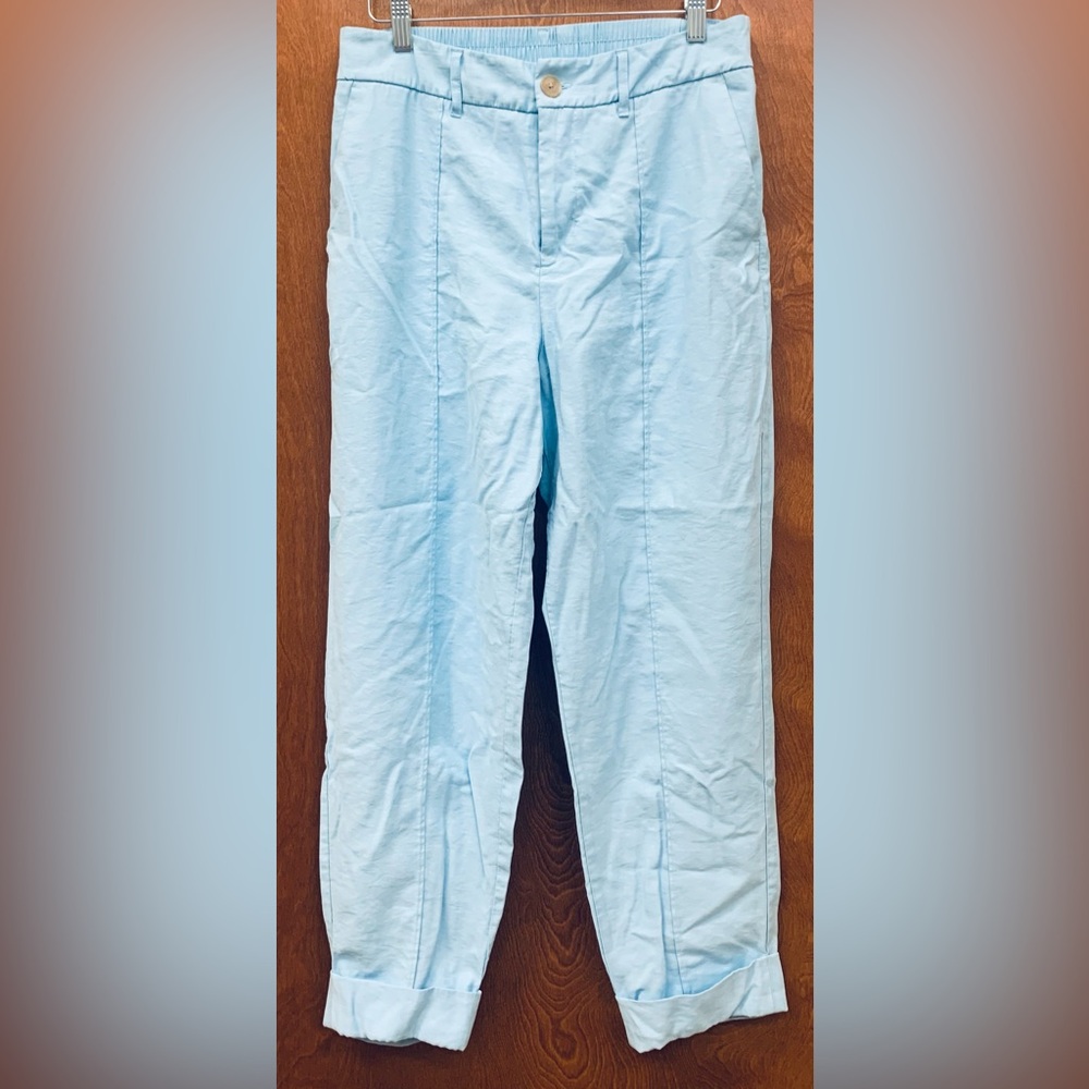 a new day Light Blue Casual Cropped Pants
